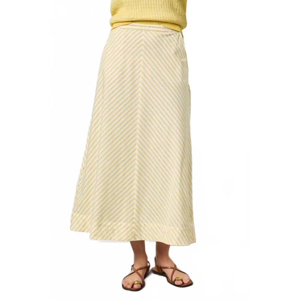 NEW LILLA P stripe maxi skirt in sunflower
